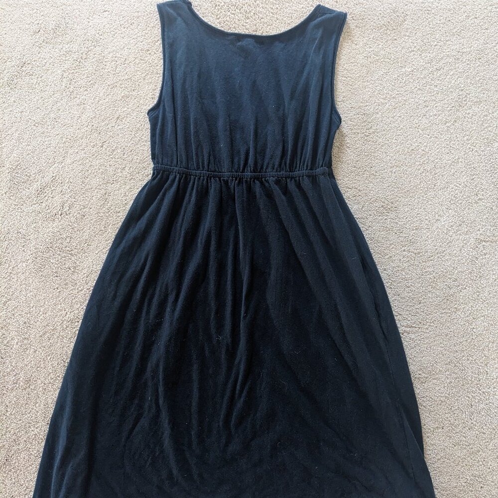 Early 2000's blue scoop neck casual dress - Picture 3 of 6